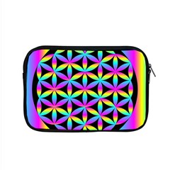 Flower Of Life Gradient Fill Black Circle Plain Apple Macbook Pro 15  Zipper Case