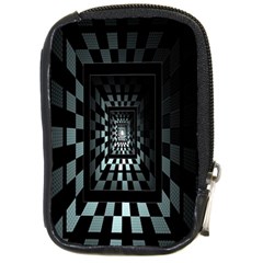 Optical Illusion Square Abstract Geometry Compact Camera Cases by Simbadda