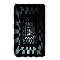 Optical Illusion Square Abstract Geometry Memory Card Reader by Simbadda