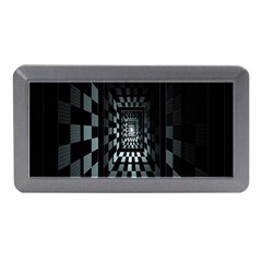 Optical Illusion Square Abstract Geometry Memory Card Reader (mini) by Simbadda