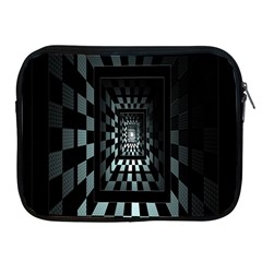 Optical Illusion Square Abstract Geometry Apple Ipad 2/3/4 Zipper Cases by Simbadda