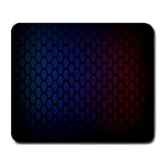 Hexagon Colorful Pattern Gradient Honeycombs Large Mousepads by Simbadda