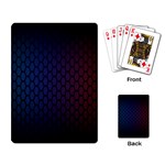 Hexagon Colorful Pattern Gradient Honeycombs Playing Card Back