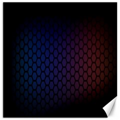 Hexagon Colorful Pattern Gradient Honeycombs Canvas 20  X 20   by Simbadda