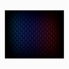 Hexagon Colorful Pattern Gradient Honeycombs Small Glasses Cloth (2-side) by Simbadda