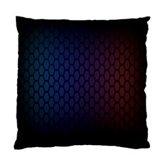 Hexagon Colorful Pattern Gradient Honeycombs Standard Cushion Case (two Sides) by Simbadda