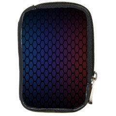 Hexagon Colorful Pattern Gradient Honeycombs Compact Camera Cases by Simbadda