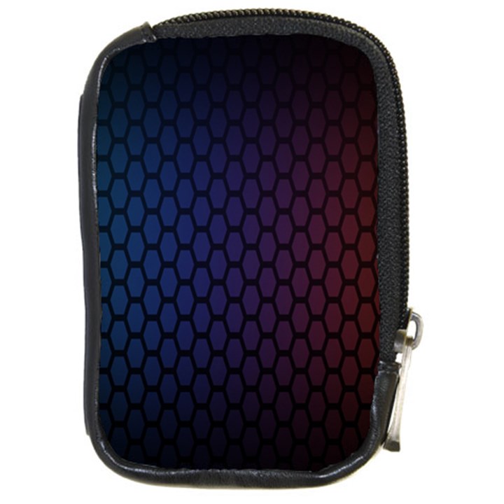 Hexagon Colorful Pattern Gradient Honeycombs Compact Camera Cases