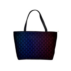 Hexagon Colorful Pattern Gradient Honeycombs Shoulder Handbags by Simbadda