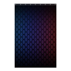 Hexagon Colorful Pattern Gradient Honeycombs Shower Curtain 48  X 72  (small)  by Simbadda