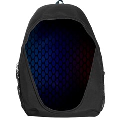 Hexagon Colorful Pattern Gradient Honeycombs Backpack Bag by Simbadda