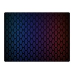 Hexagon Colorful Pattern Gradient Honeycombs Double Sided Flano Blanket (Mini)  35 x27  Blanket Back