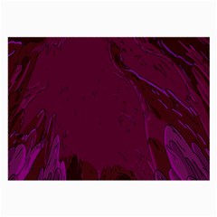 Abstract Purple Pattern Large Glasses Cloth (2-side) by Simbadda