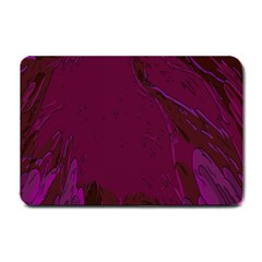 Abstract Purple Pattern Small Doormat  by Simbadda