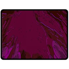 Abstract Purple Pattern Fleece Blanket (large)  by Simbadda