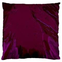 Abstract Purple Pattern Large Cushion Case (one Side) by Simbadda