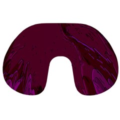 Abstract Purple Pattern Travel Neck Pillows by Simbadda