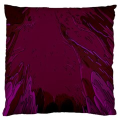 Abstract Purple Pattern Standard Flano Cushion Case (two Sides) by Simbadda