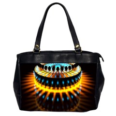 Abstract Led Lights Office Handbags (2 Sides)  by Simbadda