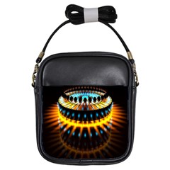 Abstract Led Lights Girls Sling Bags by Simbadda