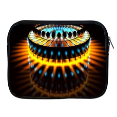 Abstract Led Lights Apple Ipad 2/3/4 Zipper Cases by Simbadda