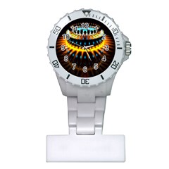 Abstract Led Lights Plastic Nurses Watch by Simbadda