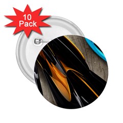 Abstract 3d 2.25  Buttons (10 pack) 