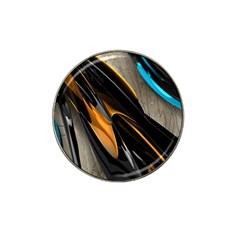 Abstract 3d Hat Clip Ball Marker (4 pack)