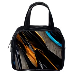 Abstract 3d Classic Handbags (One Side)