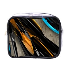 Abstract 3d Mini Toiletries Bags