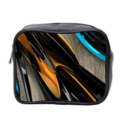 Abstract 3d Mini Toiletries Bag 2-side by Simbadda