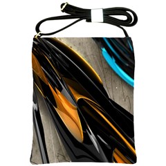 Abstract 3d Shoulder Sling Bags