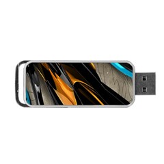 Abstract 3d Portable Usb Flash (two Sides) by Simbadda