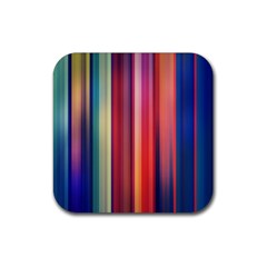 Texture Lines Vertical Lines Rubber Coaster (Square) 