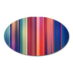 Texture Lines Vertical Lines Oval Magnet