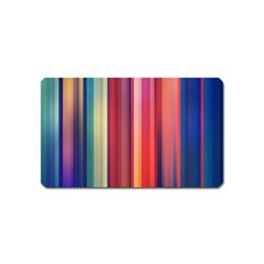 Texture Lines Vertical Lines Magnet (Name Card)