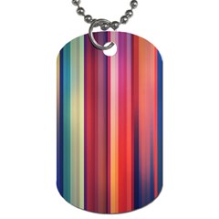 Texture Lines Vertical Lines Dog Tag (one Side) by Simbadda