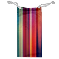 Texture Lines Vertical Lines Jewelry Bag