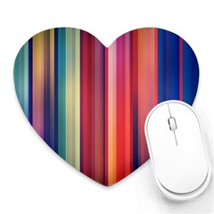 Texture Lines Vertical Lines Heart Mousepads