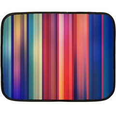 Texture Lines Vertical Lines Double Sided Fleece Blanket (Mini) 