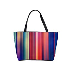 Texture Lines Vertical Lines Shoulder Handbags