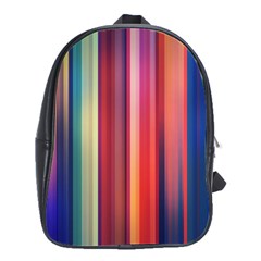 Texture Lines Vertical Lines School Bags(Large) 