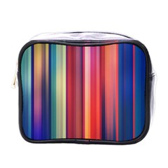 Texture Lines Vertical Lines Mini Toiletries Bags