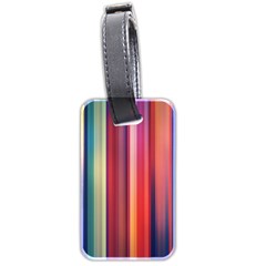 Texture Lines Vertical Lines Luggage Tags (two Sides) by Simbadda