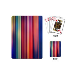 Texture Lines Vertical Lines Playing Cards (mini) 