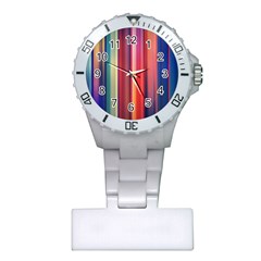 Texture Lines Vertical Lines Plastic Nurses Watch