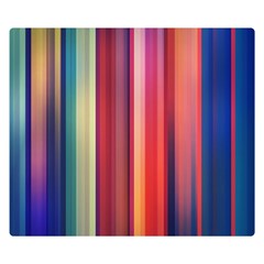 Texture Lines Vertical Lines Double Sided Flano Blanket (Small) 