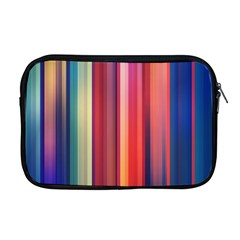 Texture Lines Vertical Lines Apple Macbook Pro 17  Zipper Case by Simbadda