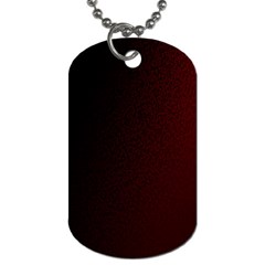 Abstract Dark Simple Red Dog Tag (two Sides) by Simbadda