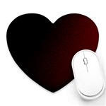 Abstract Dark Simple Red Heart Mousepads Front